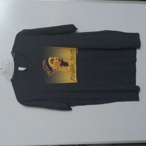 NBPA Myles Turner Ponytail T-shirt XL Navy Gold Pre-owned